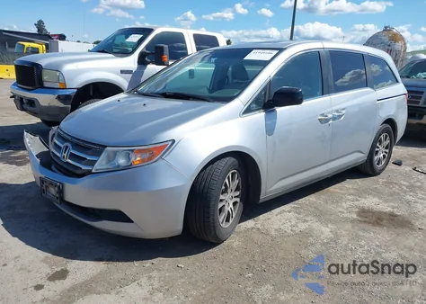 2012 Honda Odyssey Ex-L from USA, damaged, VIN 5FNRL5H62CB031535